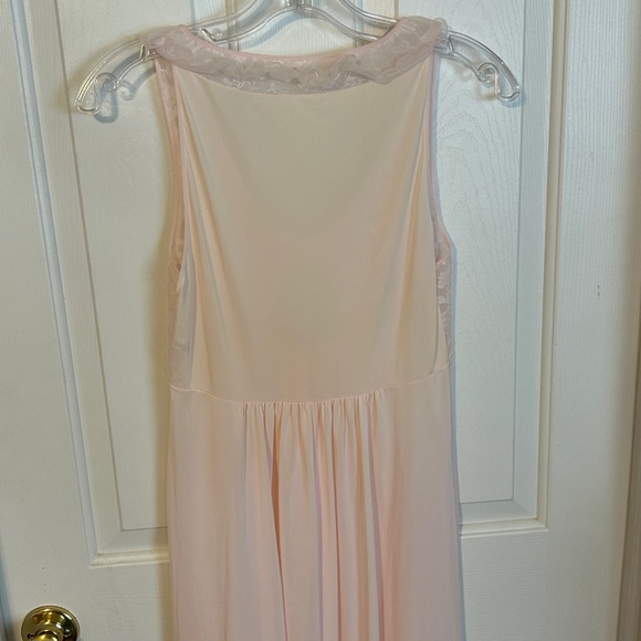 Shadowline Soft Pink Lace Trim Robe and Nightgown Set. Size S.  Vintage. - Picture 7 of 12